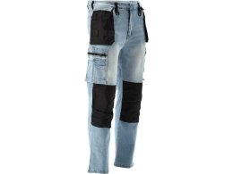 YATO SPODNIE ROBOCZE JEANSOWE MONTERSKIE ROZM. XXL