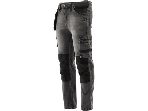 YATO SPODNIE ROBOCZE STRETCH JEANS STEEL GREY ROZM.L YATO SPODNIE ROBOCZE STRETCH JEANS STEEL GREY ROZM.L