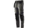 YATO SPODNIE ROBOCZE STRETCH JEANS STEEL GREY ROZM. S
