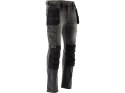 YATO SPODNIE ROBOCZE STRETCH JEANS STEEL GREY ROZM. S