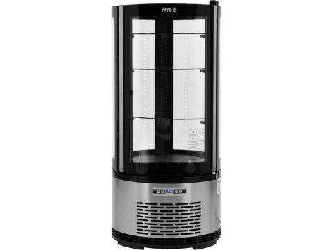 YATO WITRYNA CHŁODNICZA 100L 48x48x103 CZARNA YATO WITRYNA CHŁODNICZA 100L 48x48x103 CZARNA