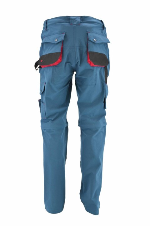 AWTOOLS SPODNIE SPODENKI ROBOCZE ODPINANE NOGAWKI T2/ PETROL/ XXXL