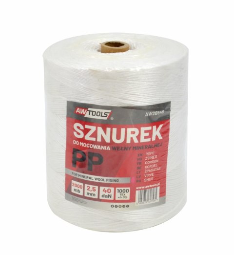 AWTOOLS SZNUREK PP DO PODWIĄZYWANIA WEŁNY 300m AWTOOLS SZNUREK PP DO PODWIĄZYWANIA WEŁNY 300m