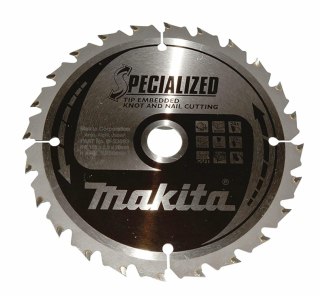 MAKITA PIŁA TARCZOWA 165x20x24z SPECJALIZED DREWNO (Z GWOŹDZIAMI I SĘKAMI)