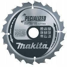 MAKITA PIŁA TARCZOWA 185x30x16z SPECJALIZED DREWNO (Z GWOŹDZIAMI I SĘKAMI) >>>B-33043