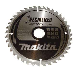 MAKITA PIŁA TARCZOWA 185x30x40z SPECJALIZED DREWNO (Z GWOŹDZIAMI I SĘKAMI)