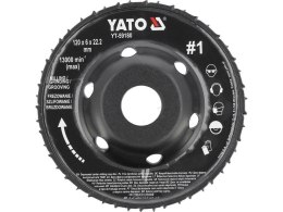 YATO FREZ TARNIK PEŁNY WYPUKŁY 120x6 NR1