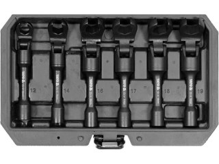 YATO KLUCZE PRZEGUBOWE OCZKOWE OTWARTE 3/8" kpl. 6el.