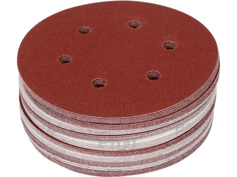 YATO KRĄŻEK ŚCIERNY NA RZEP 6 OTW.P100 150mm /50szt. YATO KRĄŻEK ŚCIERNY NA RZEP 6 OTW.P100 150mm /50szt.