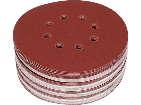 YATO KRĄŻEK ŚCIERNY NA RZEP 8 OTW.P180 150mm /50szt. YATO KRĄŻEK ŚCIERNY NA RZEP 8 OTW.P180 150mm /50szt.