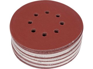 YATO KRĄŻEK ŚCIERNY NA RZEP 8 OTW.P240 150mm /50szt.