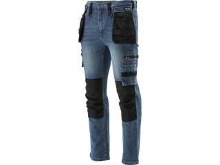YATO SPODNIE STRETCH JEANS DARK BLUE ROZM. M