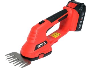 YATO NOŻYCE DO TRAWY I ŻYWOPŁOTU 18V + 2 AH + ŁAD.