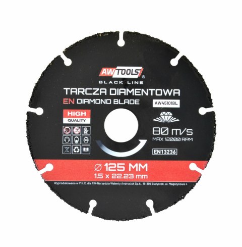AW TARCZA UNIWERSALNA 125mm AW TARCZA UNIWERSALNA 125mm