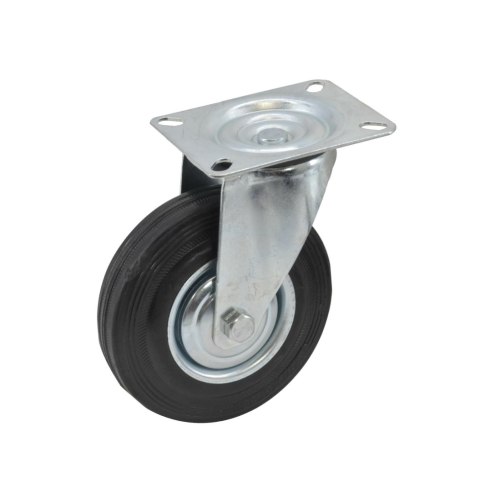 AWTOOLS KOŁO SKRĘTNE CZARNA GUMA 125mm AWTOOLS KOŁO SKRĘTNE CZARNA GUMA 125mm