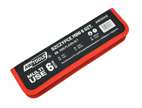AWTOOLS SZCZYPCE MINI 125mm kpl. 6szt. AWTOOLS SZCZYPCE MINI 125mm kpl. 6szt.