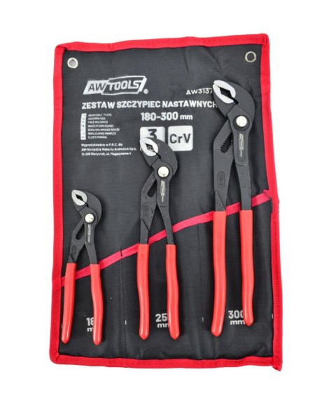 AWTOOLS ZESTAW SZCZYPIEC NASTAWNYCH 3szt. (7/10/12") AWTOOLS ZESTAW SZCZYPIEC NASTAWNYCH 3szt. (7/10/12")