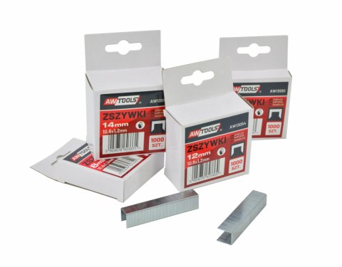 AWTOOLS ZSZYWKI G 12mm 1000szt. AWTOOLS ZSZYWKI G 12mm 1000szt.