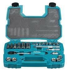 MAKITA ZESTAW NASADEK+KLUCZ 3/8" Z GRZECH. 23szt.