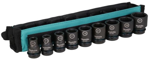 MAKITA ZESTAW NASADEK UDAROWYCH 1/2" 9szt. 10-27mm MAKITA ZESTAW NASADEK UDAROWYCH 1/2" 9szt. 10-27mm