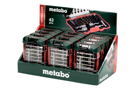 METABO ZESTAW KONCÓWEK 43cz. METABO ZESTAW KONCÓWEK 43cz.