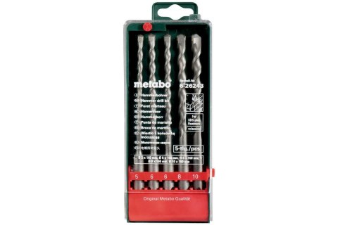 METABO ZESTAW WIERTEŁ SDS Plus 5szt. METABO ZESTAW WIERTEŁ SDS Plus 5szt.