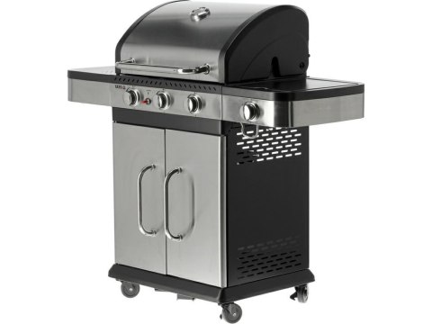 YATO GRILL GAZOWY 3+1, STAL NIERDZEWNA 11,2KW YATO GRILL GAZOWY 3+1, STAL NIERDZEWNA 11,2KW