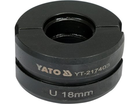 YATO MATRYCE ZAPASOWE DO YT-21735 TYP U 18mm YATO MATRYCE ZAPASOWE DO YT-21735 TYP U 18mm
