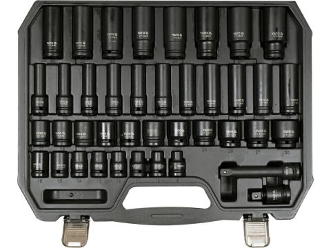 YATO NASADKI UDAROWE 40cz. 1/2" 8-30mm YATO NASADKI UDAROWE 40cz. 1/2" 8-30mm