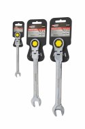 AWTOOLS KLUCZ PŁASKO-OCZKOWY Z GRZECHOTKĄ PRZEGUBOWY 16mm