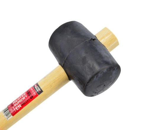 AWTOOLS MŁOTEK GUMOWY TRZON DREWNO 680g