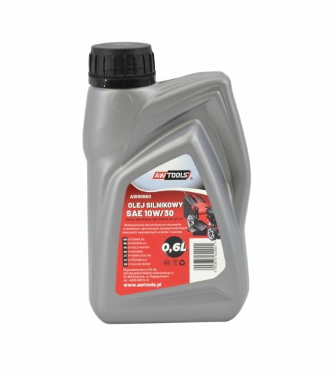 AWTOOLS OLEJ 4-SUW SAE 10W/30 0,6L DO KOSIAREK, GENERATORÓW, POMP SPALINOWYCH, ODŚNIEŻAREK AWTOOLS OLEJ 4-SUW SAE 10W/30 0,6L DO KOSIAREK, GENERATORÓW, POMP SPALINOWYCH, ODŚNIEŻAREK