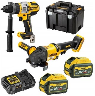 DEWALT ZESTAW COMBO 18V DCK2016T2T (DCD999 + DCG418) 2x6,0Ah