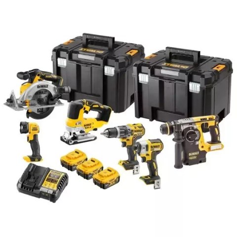DEWALT ZESTAW COMBO 18V DCK755P3T (DCD796 + DCF887 + DCS570 + DCS334 + DCS355 + DCH273 + DCG405) 3x5 DEWALT ZESTAW COMBO 18V DCK755P3T (DCD796 + DCF887 + DCS570 + DCS334 + DCS355 + DCH273 + DCG405) 3x5