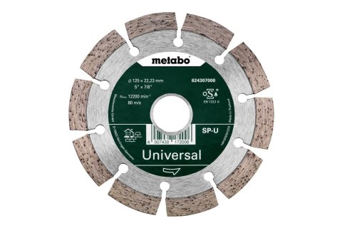 METABO TARCZA DIAMENTOWA - SP - U, 125 x 22mm / B METABO TARCZA DIAMENTOWA - SP - U, 125 x 22mm / B