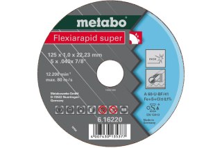 METABO TARCZA METAL 125×0,8×22,2mm DO STALI NIERDZ.