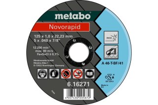 METABO TARCZA METAL 125×1,0×22,23 DO STALI NIERDZ.