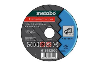 METABO TARCZA METAL 125×1,6×22,2mm DO STALI