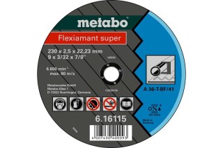 METABO TARCZA METAL 125×2,0×22,2mm DO STALI (WYPUKŁA)
