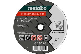 METABO TARCZA METAL 125×2,5×22,2mm DO ALUMINIUM