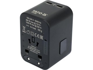 YATO ADAPTER PODRÓŻNY UNIW. USB / USB-C 65W