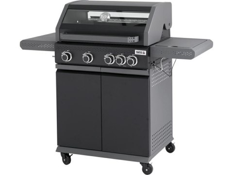 YATO GRILL GAZOWY 4+1 145KW Z SZYBĄ YATO GRILL GAZOWY 4+1 145KW Z SZYBĄ