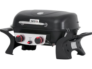 YATO GRILL GAZOWY PRZENOŚNY 2 PALNIKI, 5KW