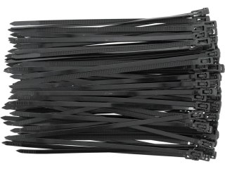 YATO OPASKA PLASTIKOWA SAMOZACISKOWA CZARNA 4,8*200 /100szt