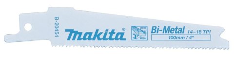 MAKITA BRZESZCZOT DO PIŁ SZABLASTYCH BIM 100x0,9mm 14+1 /5szt. DREWNO Z GWOŹDZIAMI, METAL