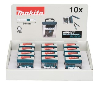 MAKITA KOŃCÓWKA WKRĘTAKOWA T40-50mm /10szt. IMPACT BLACK (x12)