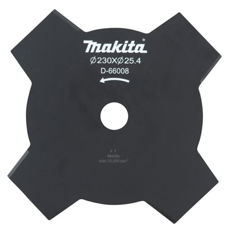 MAKITA NÓŻ DO KOSY 4-ZĘBNY 230x4Tx25.4 MAKITA NÓŻ DO KOSY 4-ZĘBNY 230x4Tx25.4