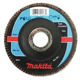 MAKITA ŚCIERNICA LISTKOWA CORUNDUM 115x22,23mm P 40 ALUMINIUM, STAL, METAL, DREWNO