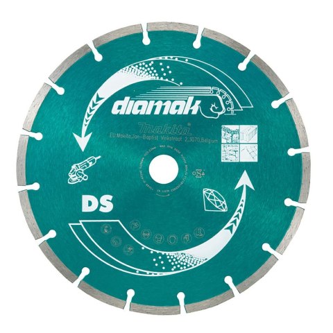 MAKITA TARCZA DIAMENTOWA 115x22,23mm SEGMENT (NA SUCHO) BETON, CEGŁA, MARMUR MAKITA TARCZA DIAMENTOWA 115x22,23mm SEGMENT (NA SUCHO) BETON, CEGŁA, MARMUR