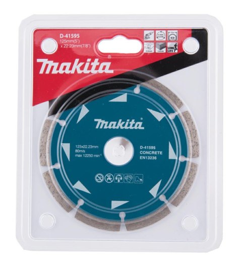 MAKITA TARCZA DIAMENTOWA 125x22,23mm SEGMENT (NA SUCHO) BETON MAKITA TARCZA DIAMENTOWA 125x22,23mm SEGMENT (NA SUCHO) BETON